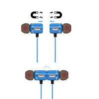 HKM-349779 Magnetic Sports Bluetooth Headset with Noise Reduction and In-Ear Design