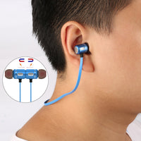 HKM-349779 Magnetic Sports Bluetooth Headset with Noise Reduction and In-Ear Design