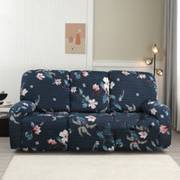 HKM-349843 Three-Seat Polyester Sofa Cover with Vibrant Patterns and Modern Design