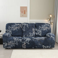 HKM-349843 Three-Seat Polyester Sofa Cover with Vibrant Patterns and Modern Design