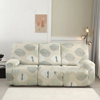 HKM-349843 Three-Seat Polyester Sofa Cover with Vibrant Patterns and Modern Design