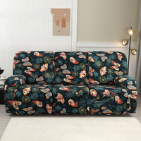 HKM-349843 Three-Seat Polyester Sofa Cover with Vibrant Patterns and Modern Design