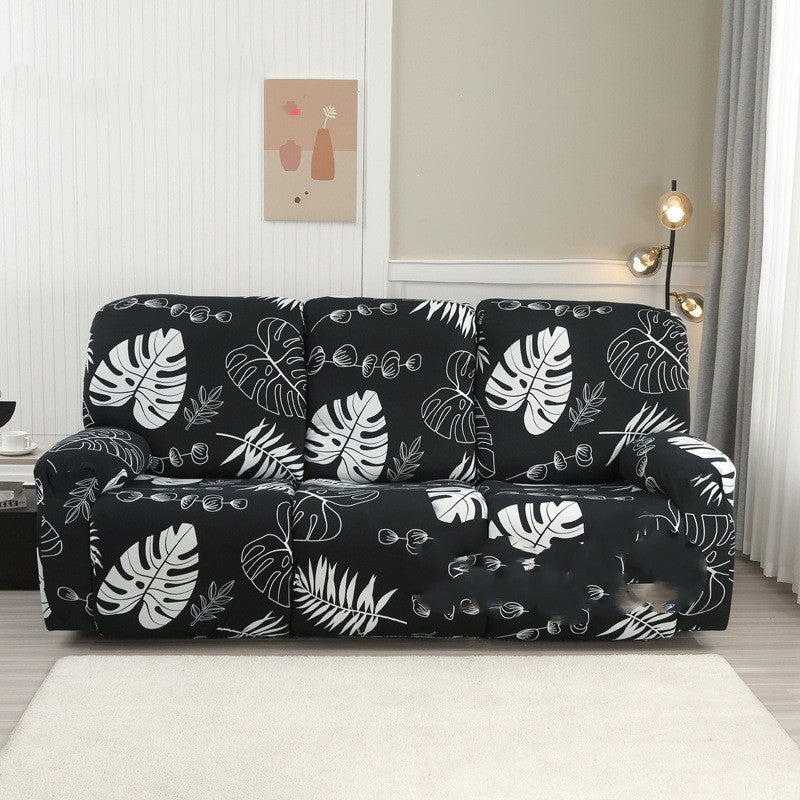 KTX-349843 Three-Seat Polyester Sofa Cover with Vibrant Patterns and Modern Design