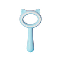 HKM-349971 Double-Sided Pet Grooming Brush with Cat Ear Design for Effective Hair Removal and Cleaning