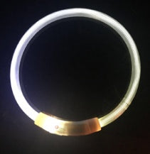 HKM-350035 LED USB Charging Night Light Dog Collar for All Breeds - Adjustable Length with Colorful Gradient