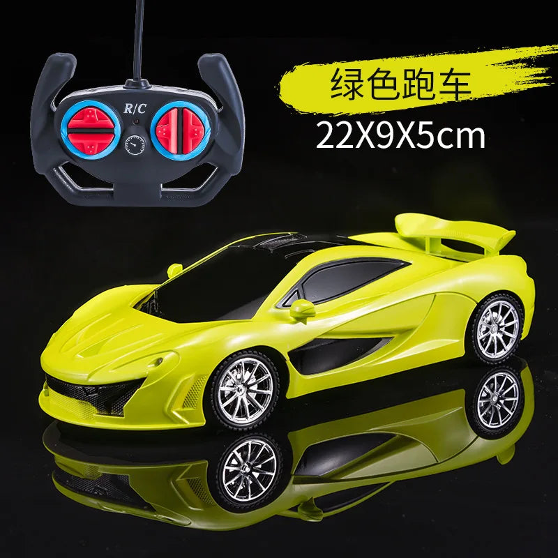 HKM-350035 Rechargeable Wireless Remote Control Drift Car with LED Lights - Electric Racing Toy for Kids and Teens
