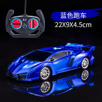 HKM-350035 Rechargeable Wireless Remote Control Drift Car with LED Lights - Electric Racing Toy for Kids and Teens