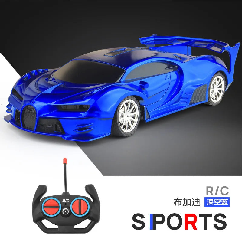 HKM-350035 Rechargeable Wireless Remote Control Drift Car with LED Lights - Electric Racing Toy for Kids and Teens