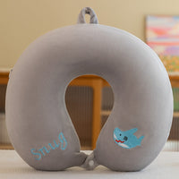 HKM-350163 Memory Cotton U-Shaped Pillow in Plush Cartoon Design