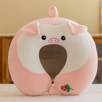 HKM-350163 Memory Cotton U-Shaped Pillow in Plush Cartoon Design