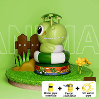 HKM-350291 Dinosaur-Themed Water Spray Rocket Launcher Toy for Kids Ages 3 and Up