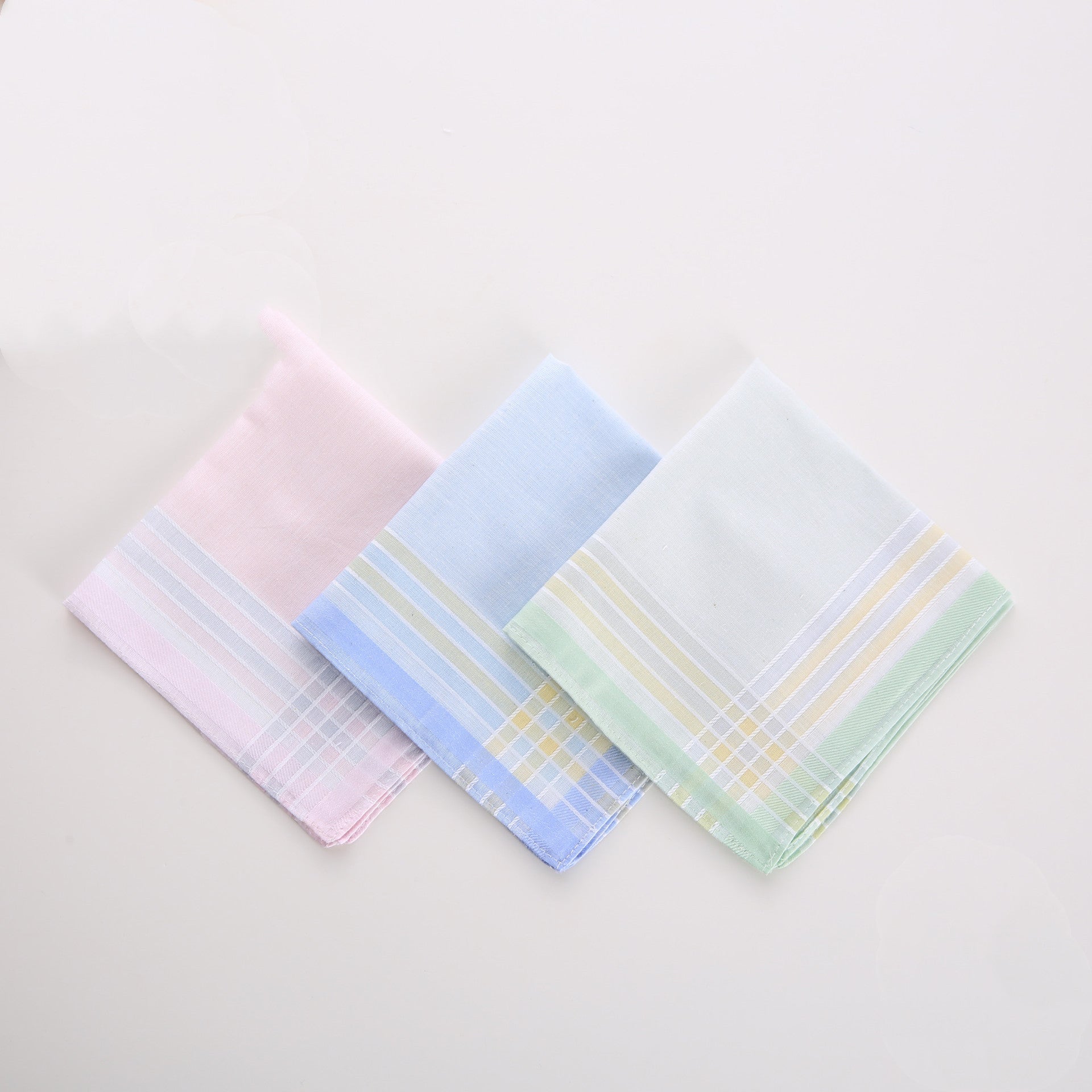 HKM-350611 Cotton Handkerchief Square Scarf Set with Various Floral Designs - 100% Cotton, 29x29 cm