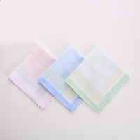 HKM-350611 Cotton Handkerchief Square Scarf Set with Various Floral Designs - 100% Cotton, 29x29 cm