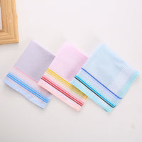 HKM-350611 Cotton Handkerchief Square Scarf Set with Various Floral Designs - 100% Cotton, 29x29 cm
