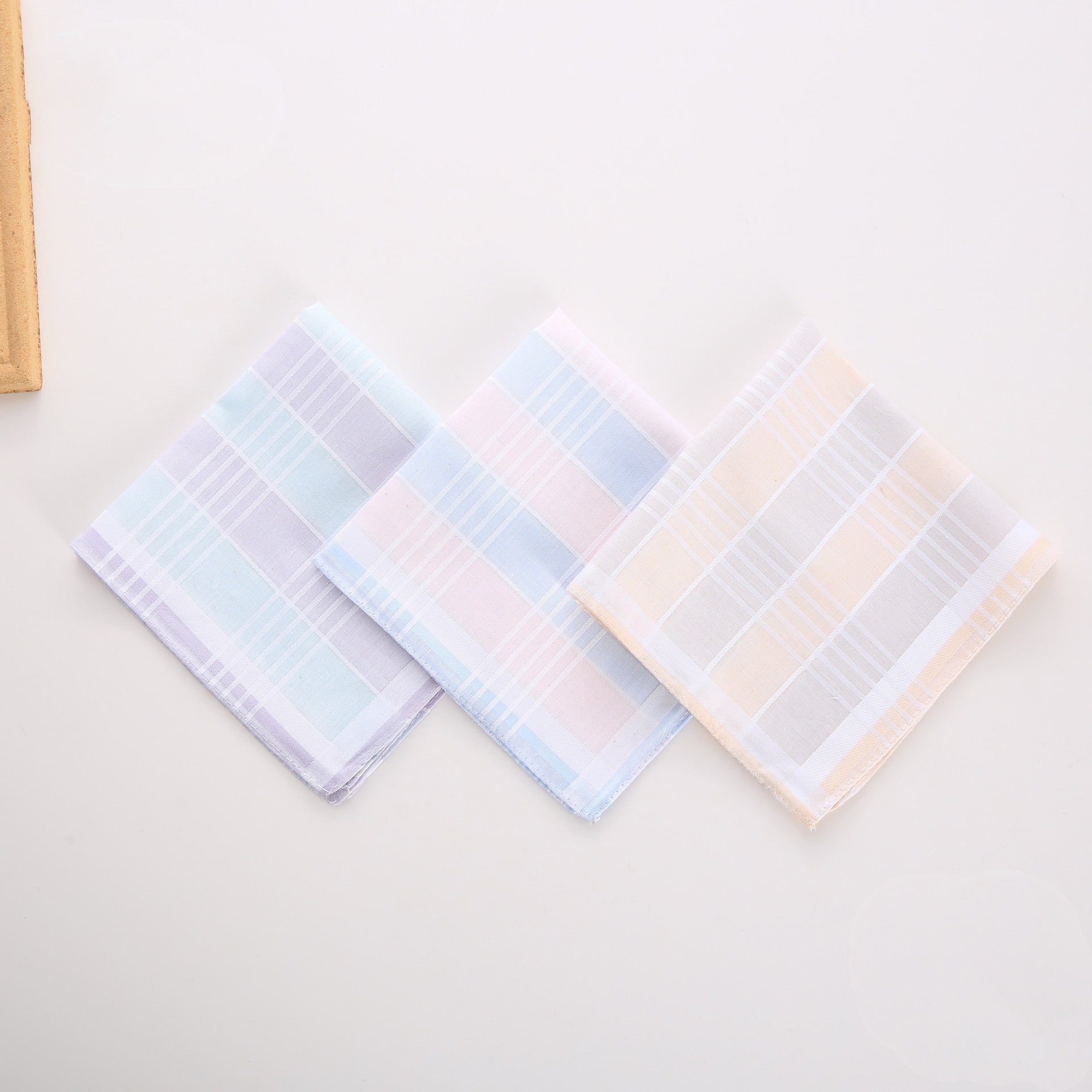 HKM-350611 Cotton Handkerchief Square Scarf Set with Various Floral Designs - 100% Cotton, 29x29 cm