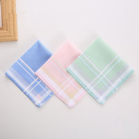 HKM-350611 Cotton Handkerchief Square Scarf Set with Various Floral Designs - 100% Cotton, 29x29 cm