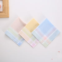 HKM-350611 Cotton Handkerchief Square Scarf Set with Various Floral Designs - 100% Cotton, 29x29 cm
