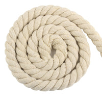 HKM-350739 Beige Coarse Cotton Rope - Available in 5mm, 6mm, 8mm, 10mm, 12mm, and 20mm Thickness