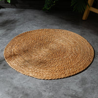 HKM-350739 Natural Papyrus Round Rattan Cat Scratching Pad No Dandruff Pet