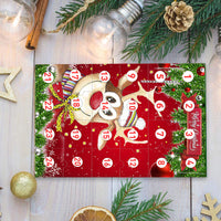 HKM-350803 24-Day Christmas Countdown Advent Calendar with Surprise Resin Pendant Keychain Ornaments