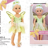 HKM-350867 15-Inch Fashion Doll with Fine Hair for Stylish Play - Educational Vinyl Princess Doll for Kids
