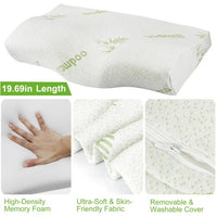 HKM-350867 Bamboo Infused Memory Foam Sleeping Pillow for Ultimate Comfort