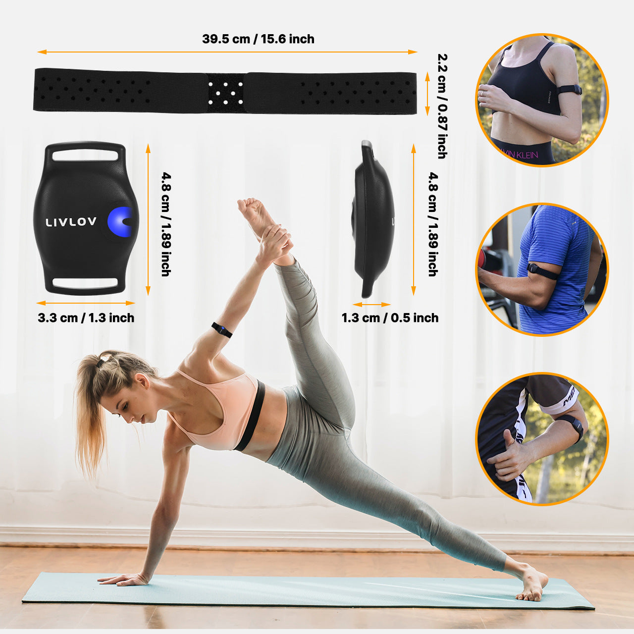 HKM-350931 Waterproof Heart Rate Monitor for Outdoor Sports and Fitness Activities