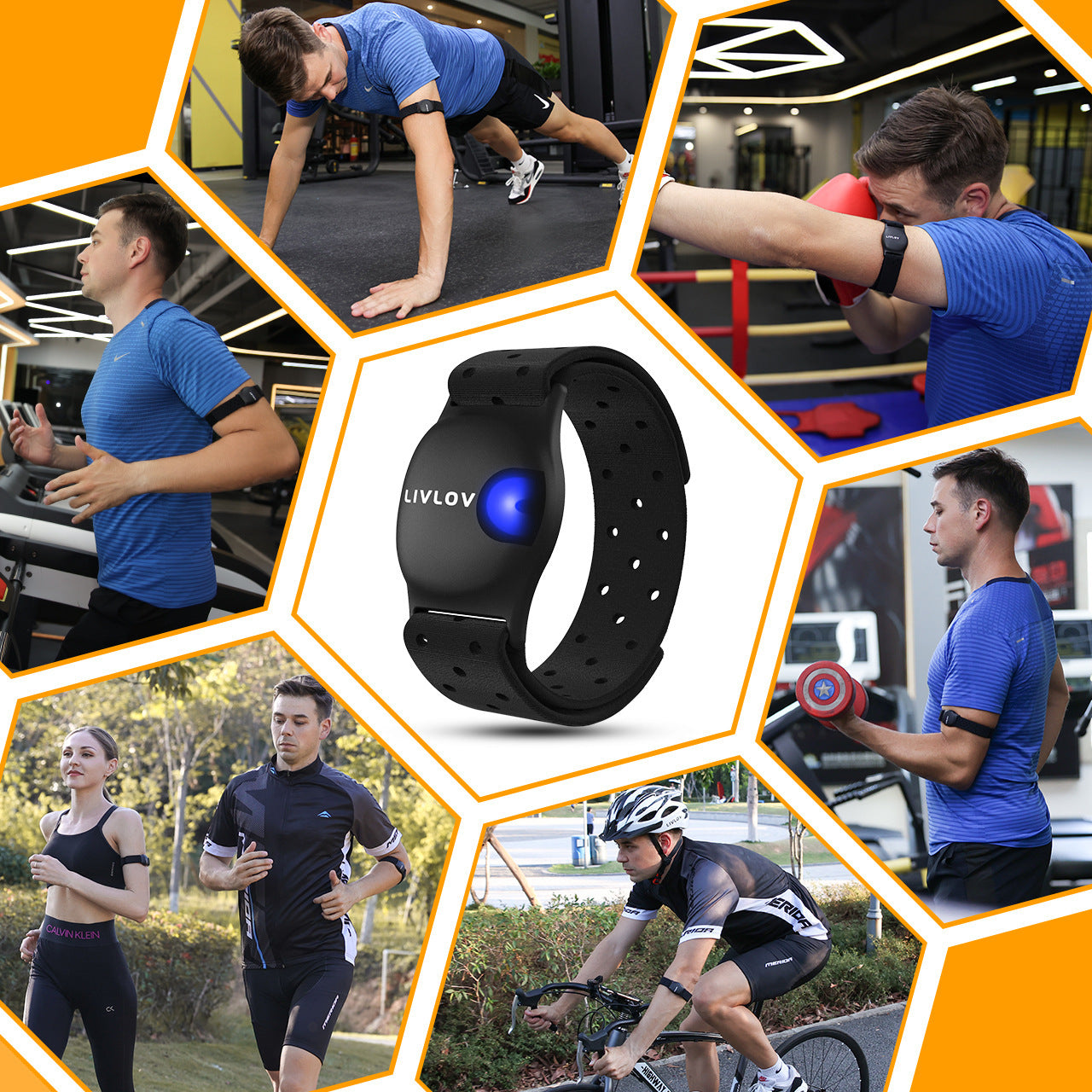 HKM-350931 Waterproof Heart Rate Monitor for Outdoor Sports and Fitness Activities