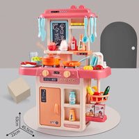 HKM-350995 Multifunctional Kitchen Play Set with Running Water for Ages 2 to 13
