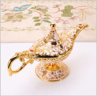 HKM-351123 Aladdin-Inspired Zinc Alloy Magic Lamp Decorative Ornament