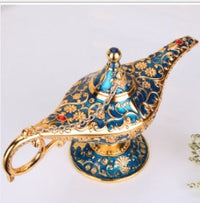 HKM-351123 Aladdin-Inspired Zinc Alloy Magic Lamp Decorative Ornament