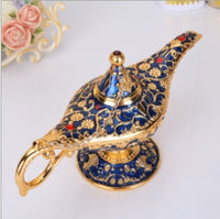 HKM-351123 Aladdin-Inspired Zinc Alloy Magic Lamp Decorative Ornament