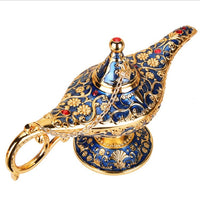 HKM-351123 Aladdin-Inspired Zinc Alloy Magic Lamp Decorative Ornament
