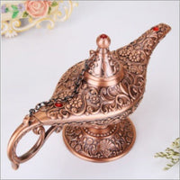 HKM-351123 Aladdin-Inspired Zinc Alloy Magic Lamp Decorative Ornament