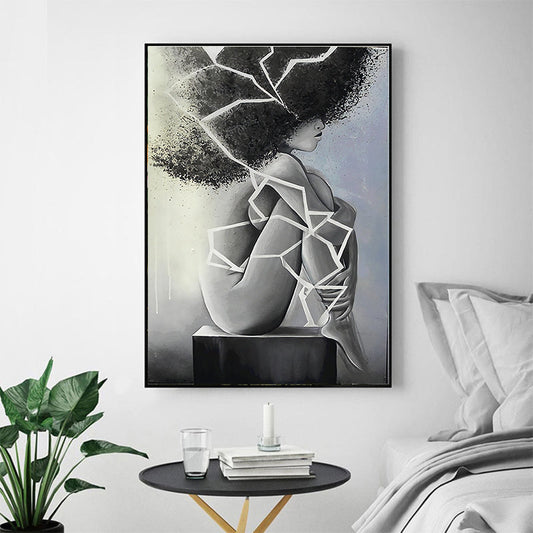 HKM-351187 Frameless Modern Decorative Canvas Painting - Multiple Sizes Available