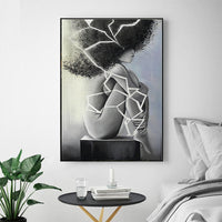 HKM-351187 Frameless Modern Decorative Canvas Painting - Multiple Sizes Available