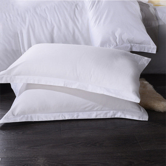 HKM-351187 Single Bed Cotton Pillowcase - Pure Cotton, Various Weaving & Density Options, Suitable for Hotels and Home Use
