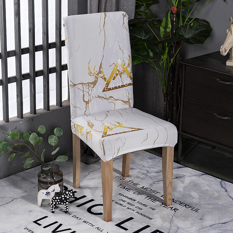 HKM-351251 Stretchable One-Piece Chair Cover - Polyester Fiber with Spandex Blend
