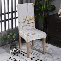 HKM-351251 Stretchable One-Piece Chair Cover - Polyester Fiber with Spandex Blend