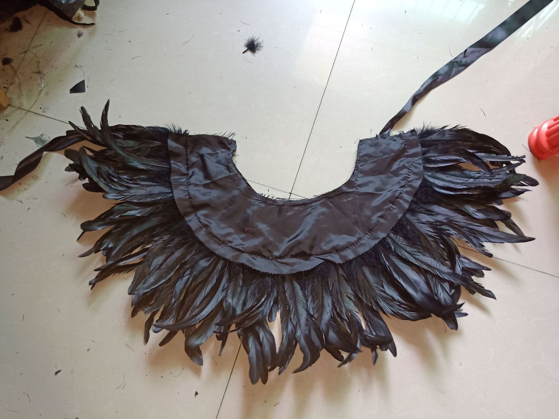 HKM-351315 Feather Vest Fur Shawl Scarf for All Seasons