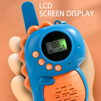 HKM-351443 Dinosaur Shaped Walkie Talkies for Kids - 22-Channel, 3KM Range Adventure Toy
