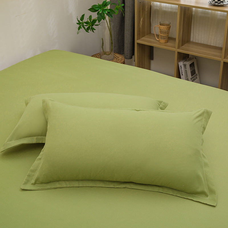 HKM-351507 Modern White Washed Cotton Pillowcase 48x74cm