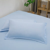 HKM-351507 Modern White Washed Cotton Pillowcase 48x74cm