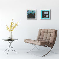 HKM-351699 Bluetooth Photo Frame with Colorful LED Light, Screen Clock Display, and Wall Mounting Option