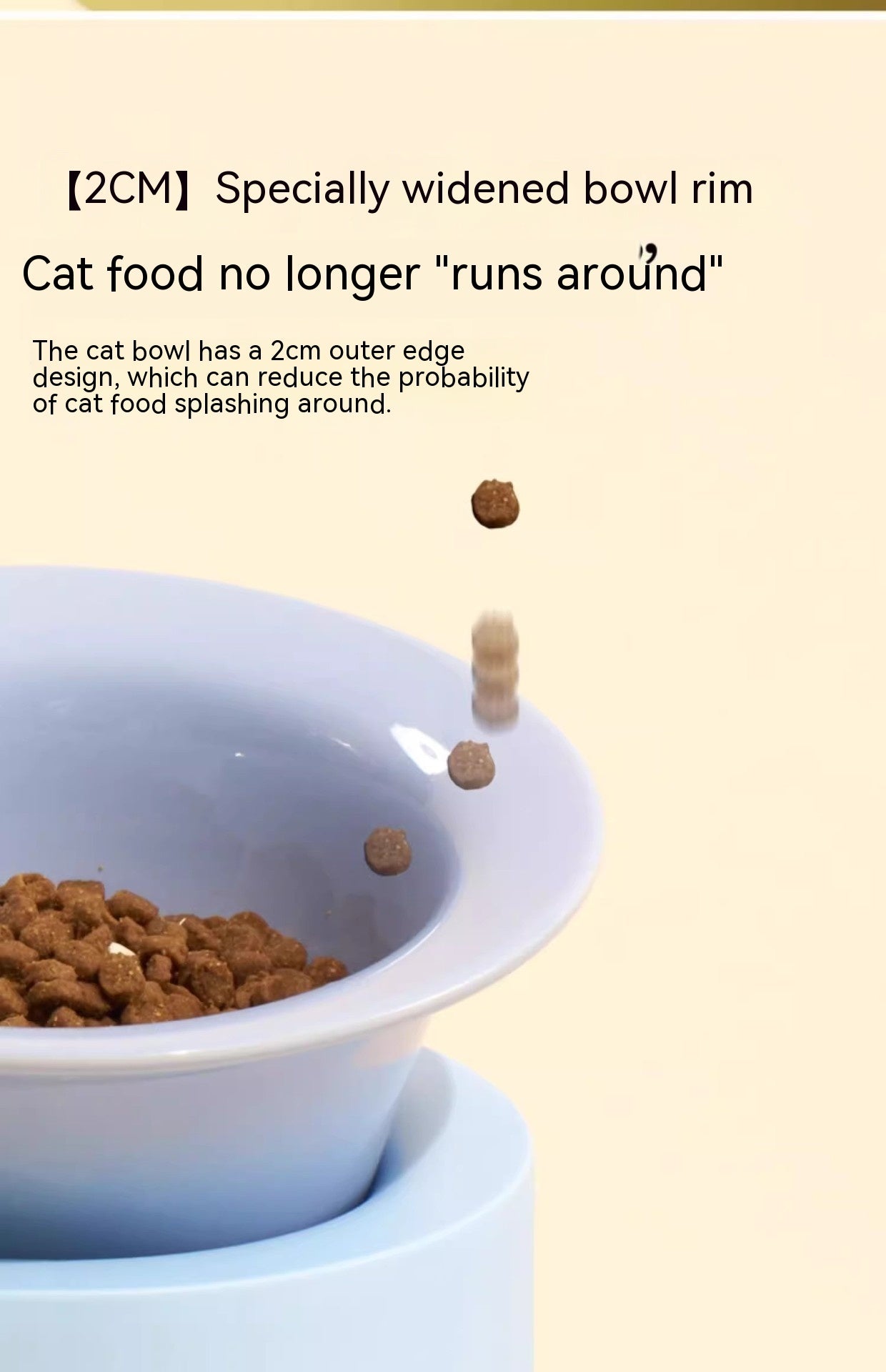 HKM-351699 Ceramic Double Bowl Set for Cats and Dogs in Stylish Colors