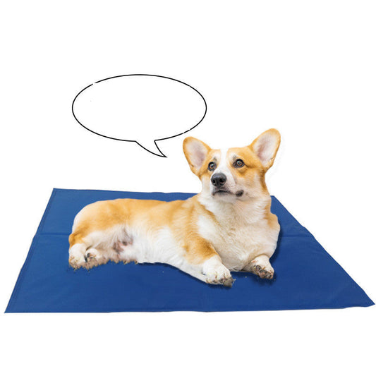 HKM-351699 Cooling Pet Bed Pad - Antibacterial, Mildew-Proof, Easy to Clean in Blue (Multiple Sizes Available)