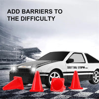HKM-351763 86 Vehicle Model Remote Control Drift Car with LED Lights, Ready-to-Run Electric Racing Toy for Ages 5 and Up