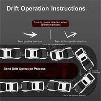 HKM-351763 86 Vehicle Model Remote Control Drift Car with LED Lights, Ready-to-Run Electric Racing Toy for Ages 5 and Up
