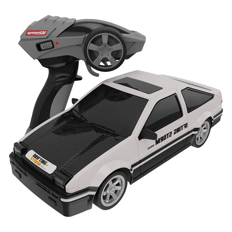 HKM-351763 86 Vehicle Model Remote Control Drift Car with LED Lights, Ready-to-Run Electric Racing Toy for Ages 5 and Up