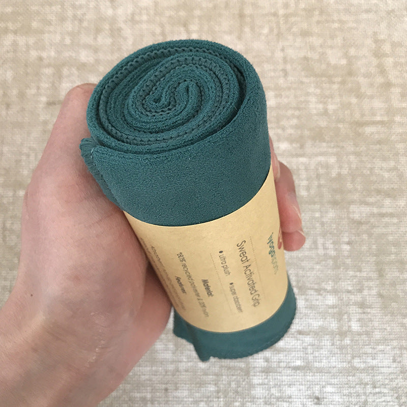 HKM-351763 Frog Sweat-Absorbent Yoga Towel - Small Square, 41x68CM, Multiple Color Options